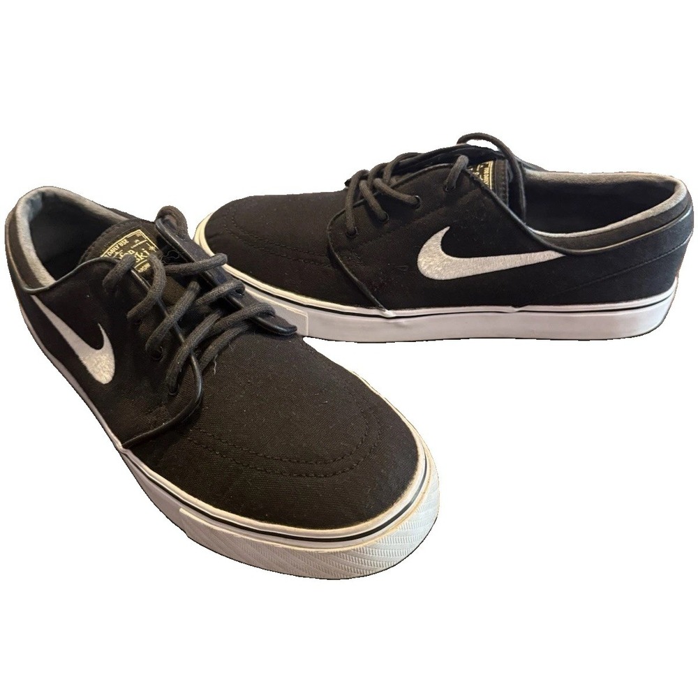 Nike Zoom Stefan Janoski Canvas Black White Men's Size 10 615957-028